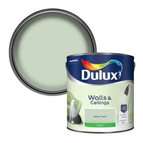 Dulux Walls & ceilings Willow tree Silk Emulsion paint, 2.5L