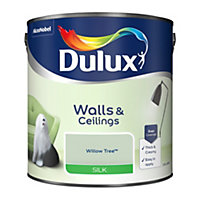 Dulux Walls & ceilings Willow tree Silk Emulsion paint, 2.5L