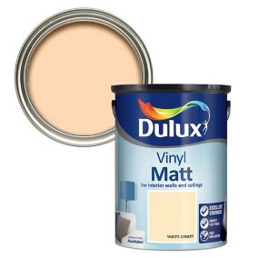 Dulux Warm cream Vinyl matt Emulsion paint, 5L