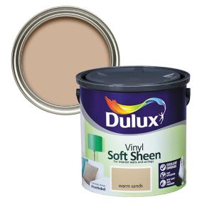 Dulux Warm sands Soft sheen Emulsion paint, 2.5L