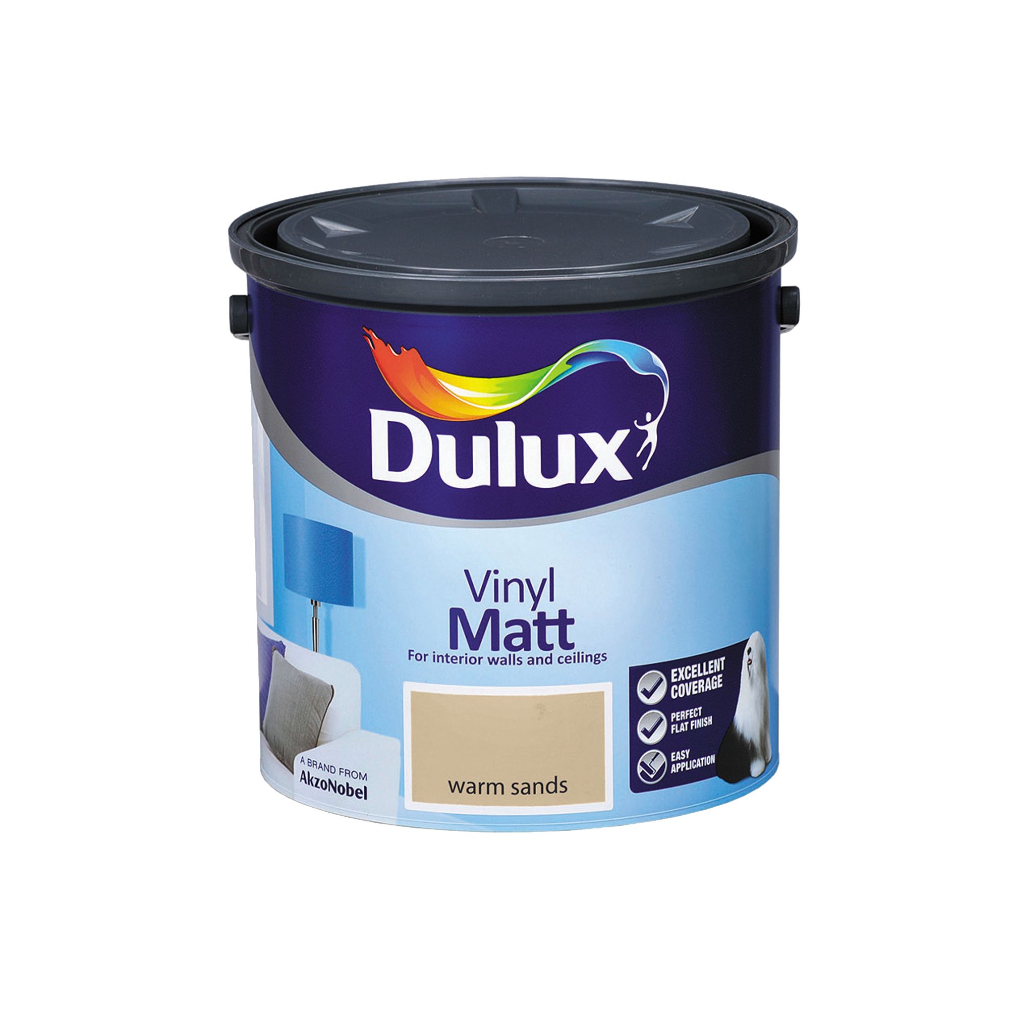 Dulux Warm sands Vinyl matt Emulsion paint, 2.5L