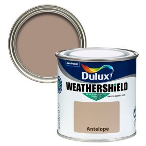 Dulux Weathershield Antelope Smooth Masonry paint, 250ml Tester pot