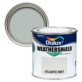 Dulux Weathershield Atlantic way Smooth Super matt Masonry paint, 250ml Tester pot