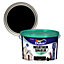 Dulux Weathershield Black Smooth Super matt Masonry paint, 10L