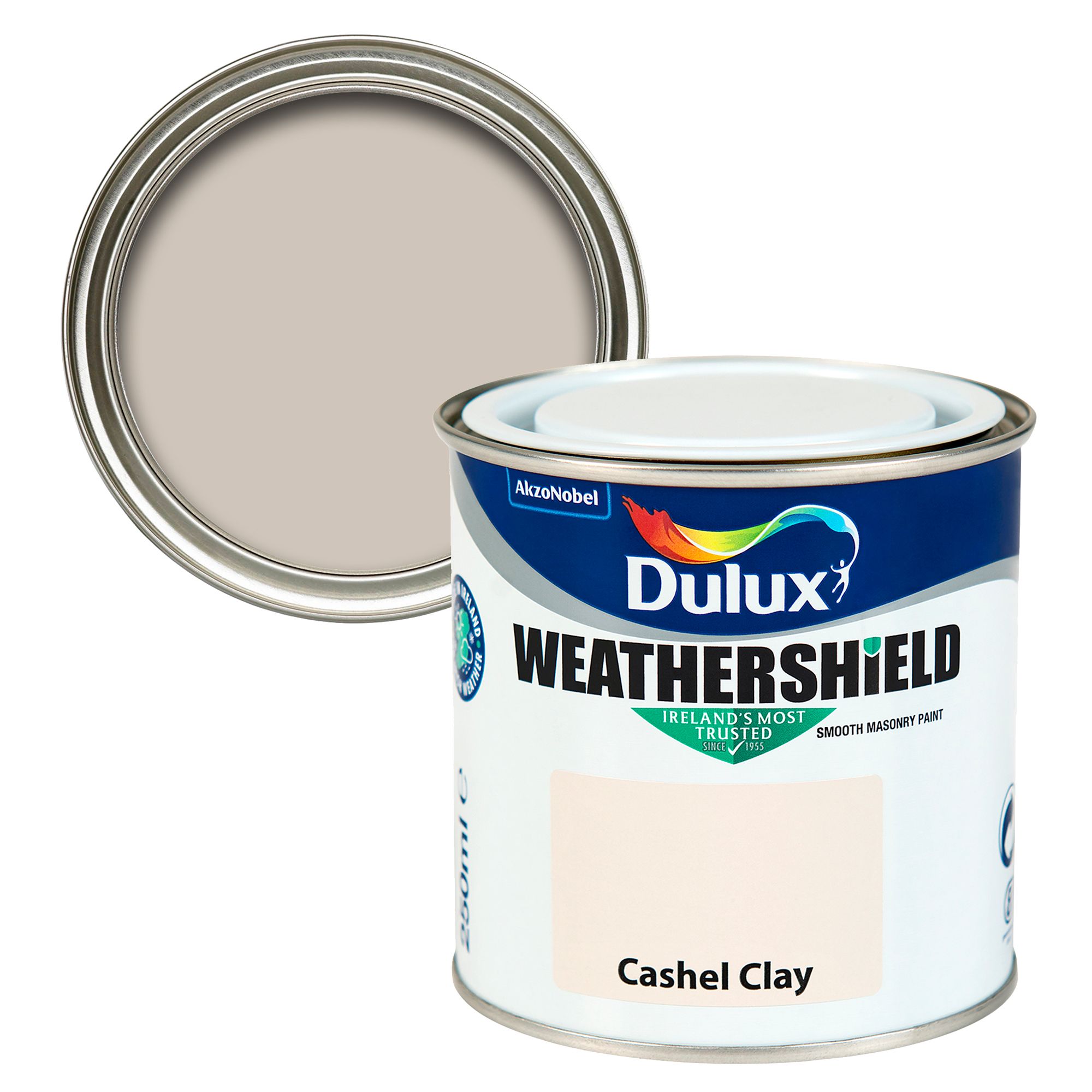 Dulux Weathershield Cashel clay Smooth Super matt Masonry paint, 250ml Tester pot
