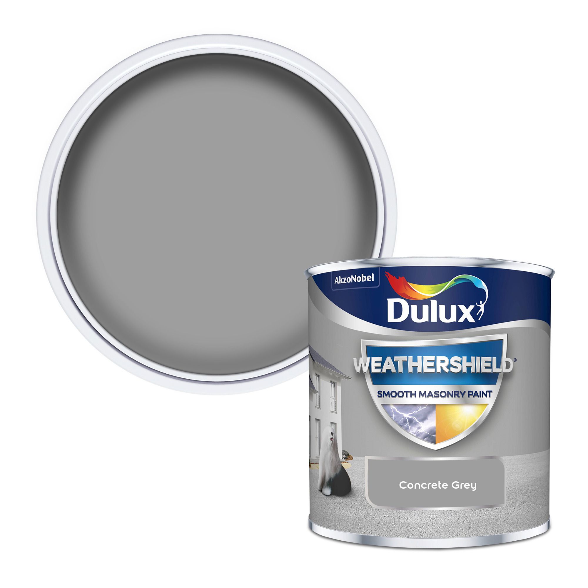 Dulux weathershield concrete deals grey