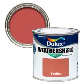 Dulux Weathershield Foxfire Smooth Super matt Masonry paint, 250ml Tester pot