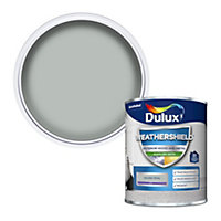 Dulux Weathershield Garden Grey Satinwood Emulsion paint, 750ml