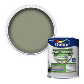 Dulux Weathershield Green Glade Satinwood Multi-surface paint, 750ml