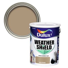 Dulux Weathershield Inch strand Smooth Super matt Masonry paint, 5L