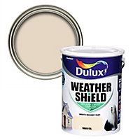 Dulux Weathershield Innisfail Smooth Super matt Masonry paint, 5L