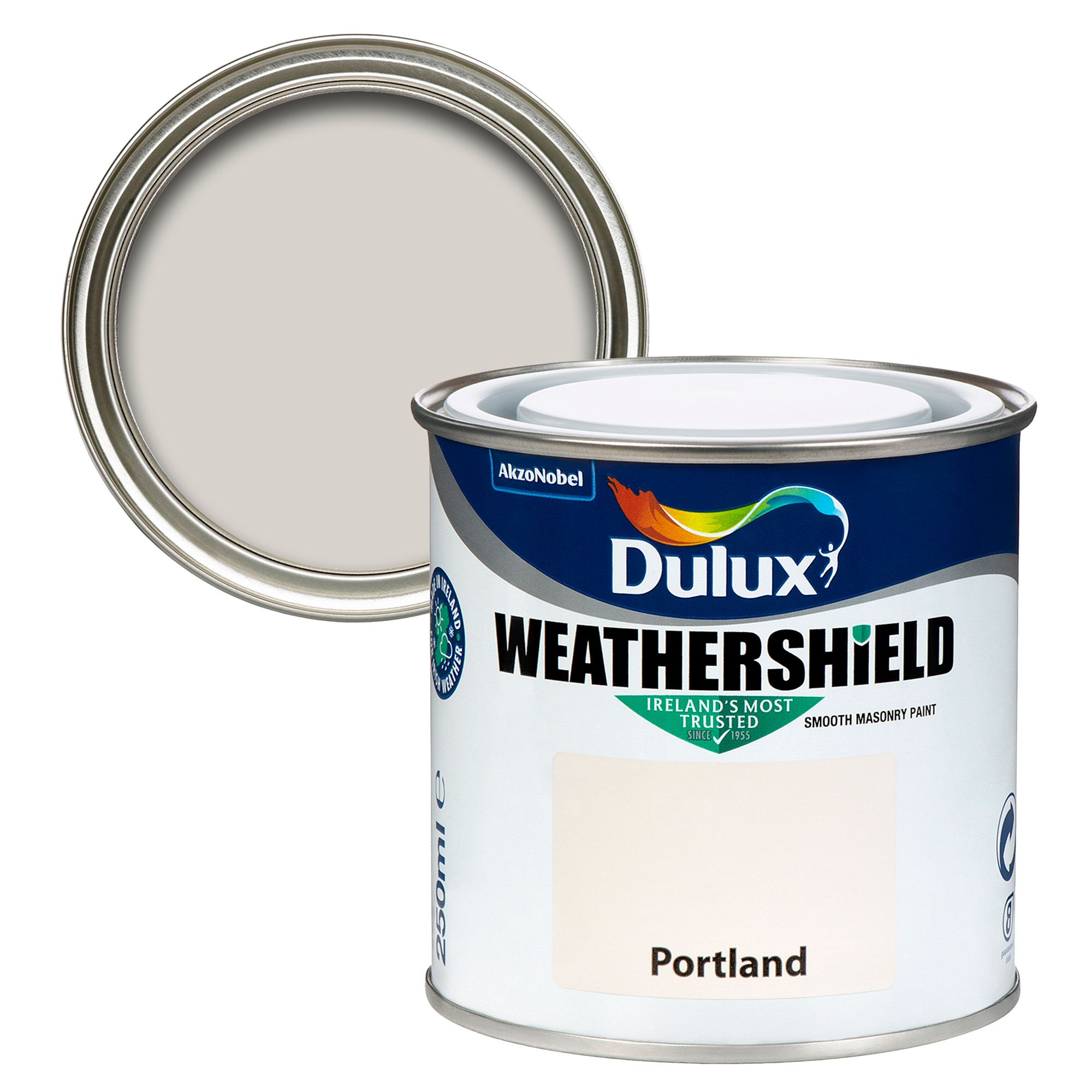 Dulux Weathershield Portland Smooth Masonry paint, 250ml Tester pot