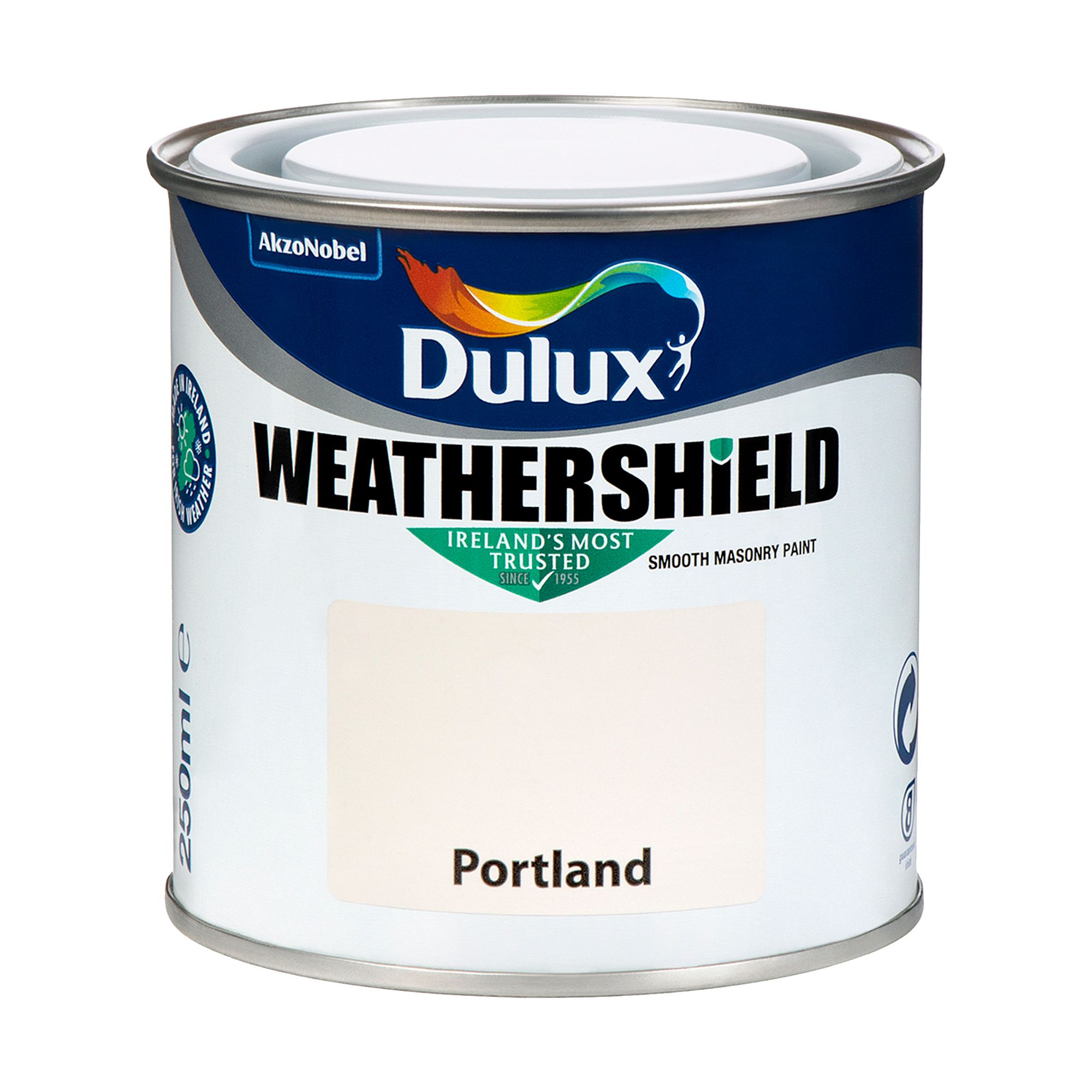 Dulux Weathershield Portland Smooth Masonry paint, 250ml Tester pot