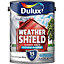 Dulux Weathershield Pure brilliant white Masonry paint, 5L