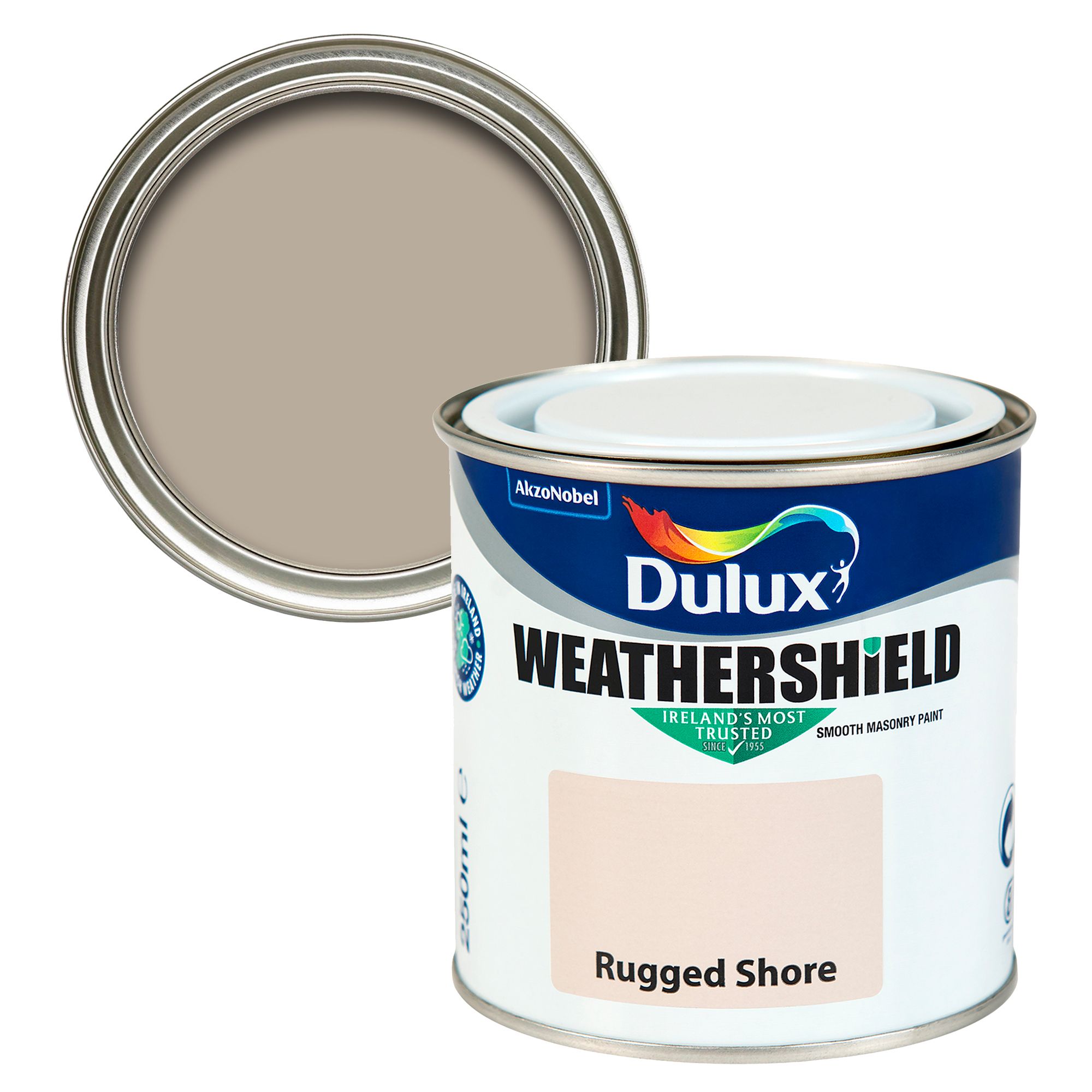 Dulux Weathershield Rugged Shore Smooth Super matt Masonry paint, 250ml Tester pot DIY at B&Q
