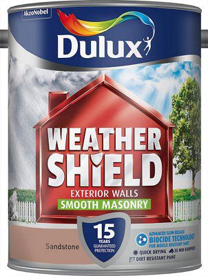 Dulux Weathershield Sandstone Masonry paint, 5L