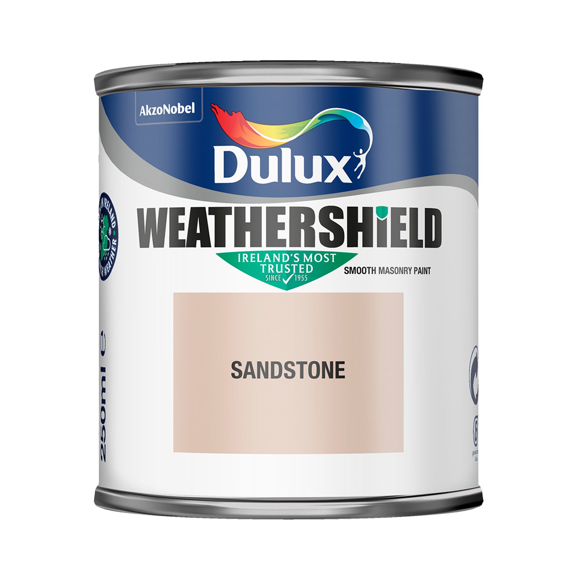 Dulux Weathershield Sandstone Smooth Masonry paint, 250ml Tester pot