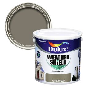 Dulux Weathershield Wicklow way Smooth Super matt Masonry paint, 2.5L