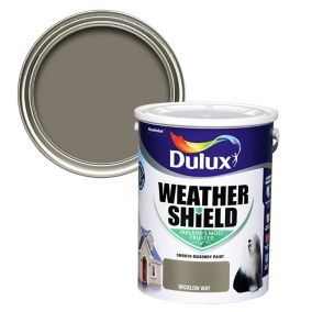 Dulux Weathershield Wicklow way Smooth Super matt Masonry paint, 5L