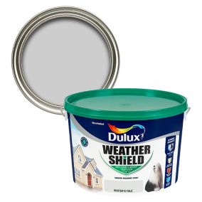 Dulux Weathershield Winters tale Smooth Super matt Masonry paint, 10L