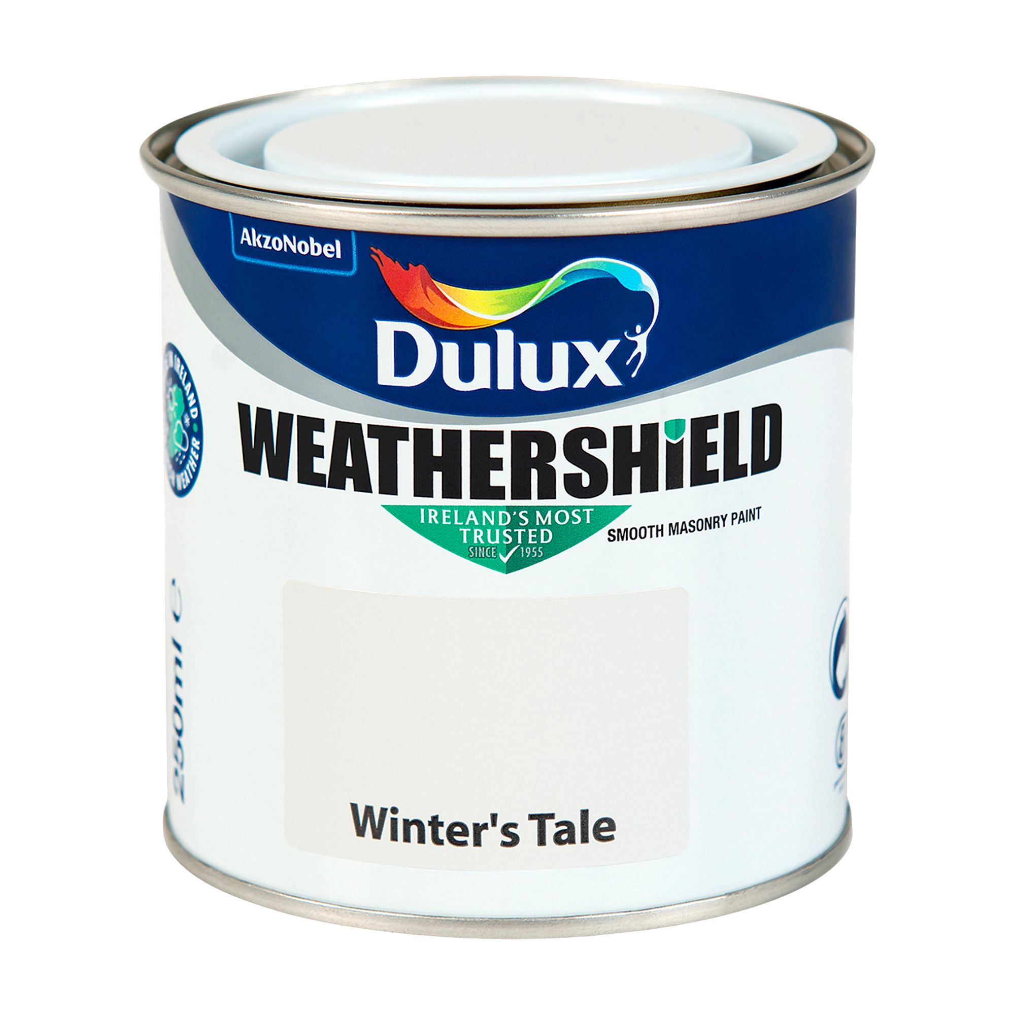 Dulux Weathershield Winters Tale Smooth Super matt Masonry paint, 250ml Tester pot