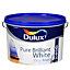 Dulux White Vinyl matt Emulsion paint, 10L