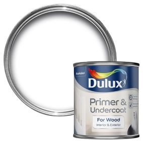 Dulux White Wood Primer & undercoat, 250ml