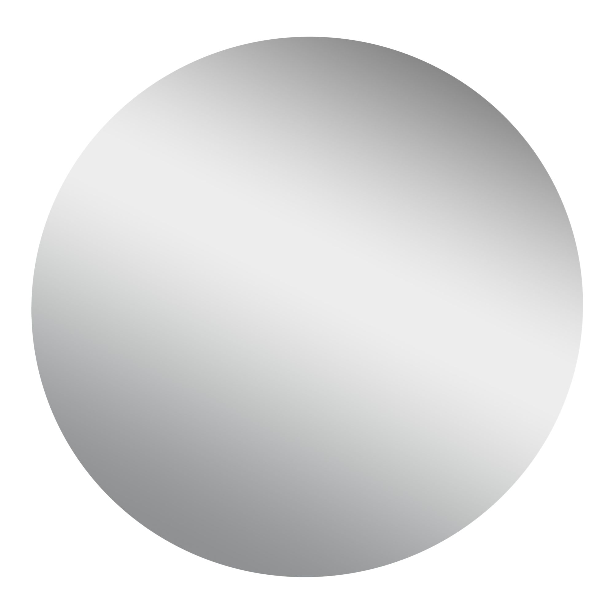 Dunnet Round Wall-mounted Any room Mirror (H)60cm (W)60cm