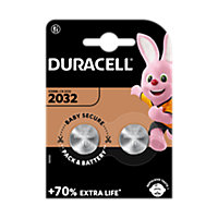 Duracell CR2032 Batteries, Pack of 2