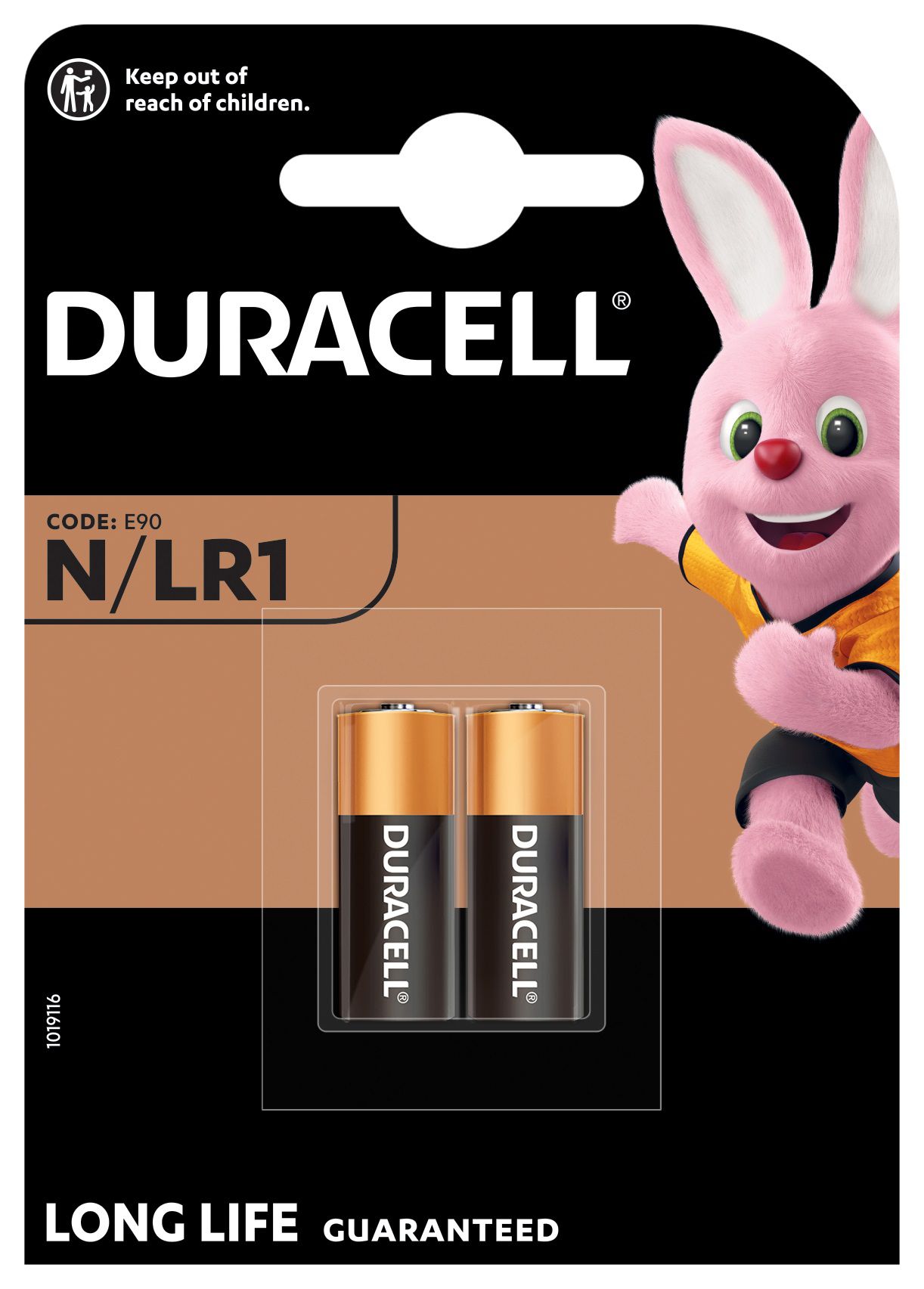 Duracell N Batteries, Pack of 2