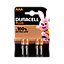 Duracell Plus 1.5V AAA Batteries, Pack of 4