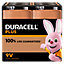 Duracell Plus 9V Batteries, Pack of 4