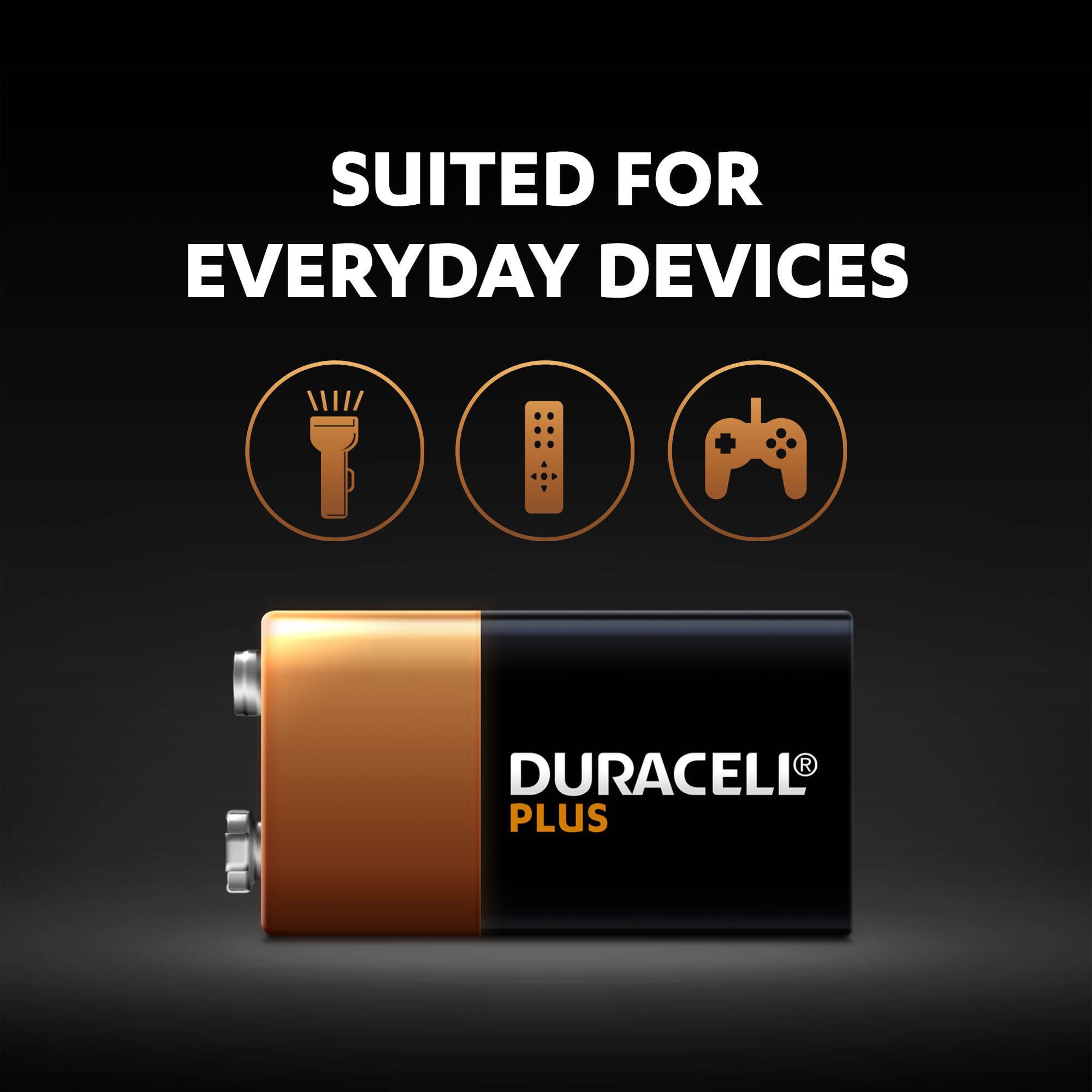 Duracell +100% Plus Power Batteries C - 4