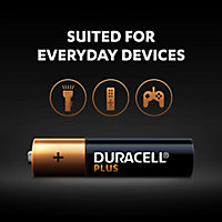 Duracell Plus Non-rechargeable AAA Battery, Pack of 8