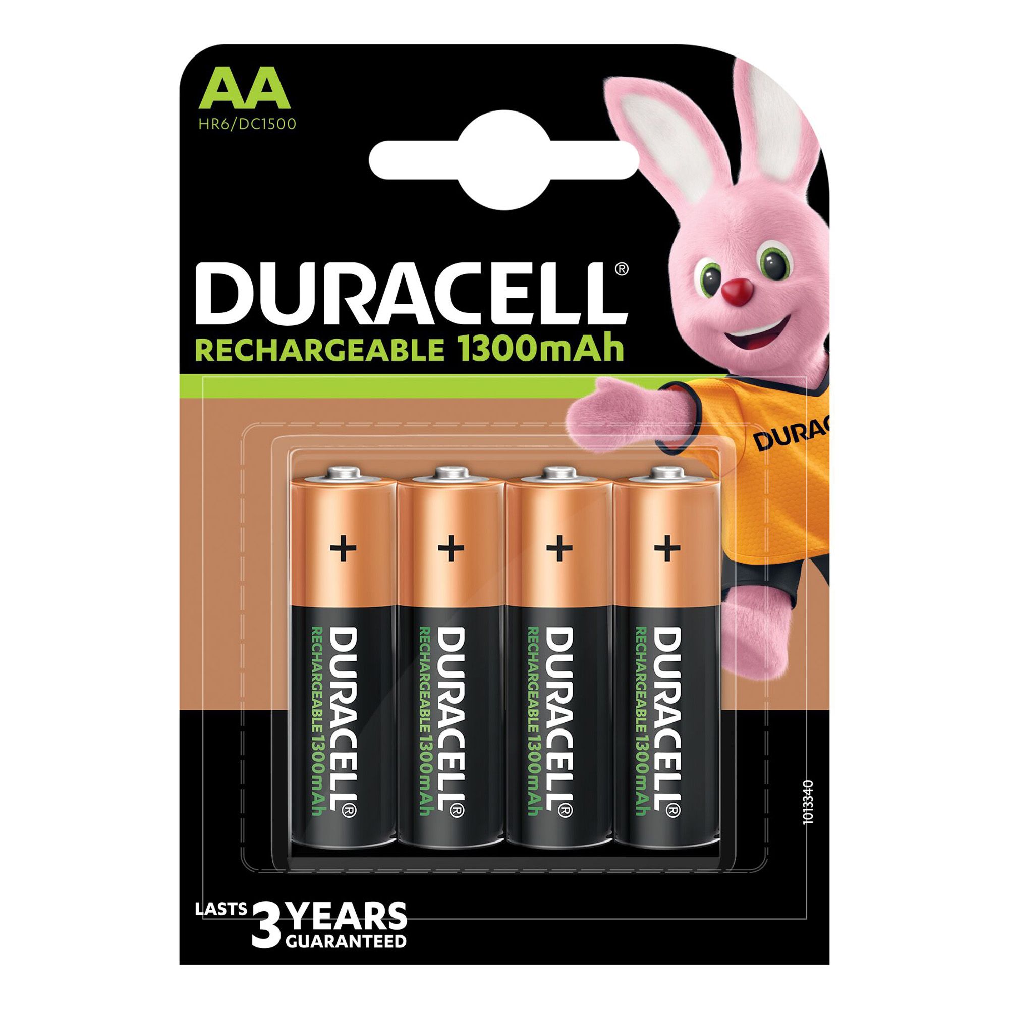 Duracell Rechargeable AA Battery, Pack of 4