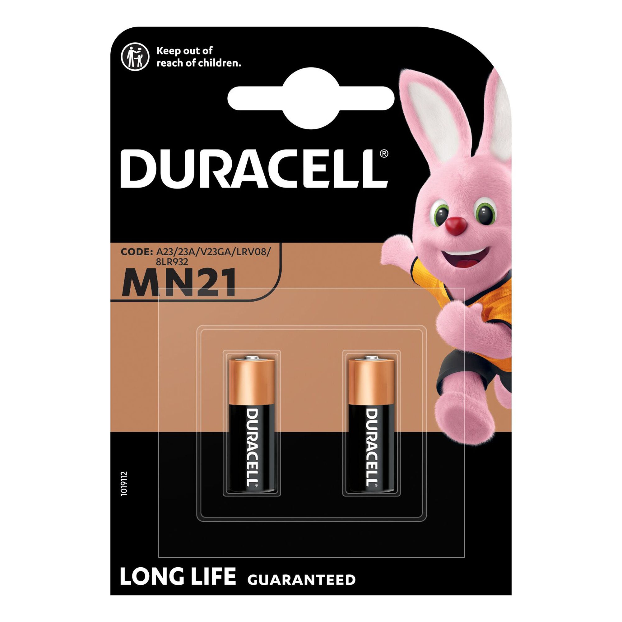 Duracell Security MN21 Batteries, Pack of 2