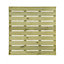 Durance Green Softwood Deck tile (L)100cm (W)100cm (T)28mm