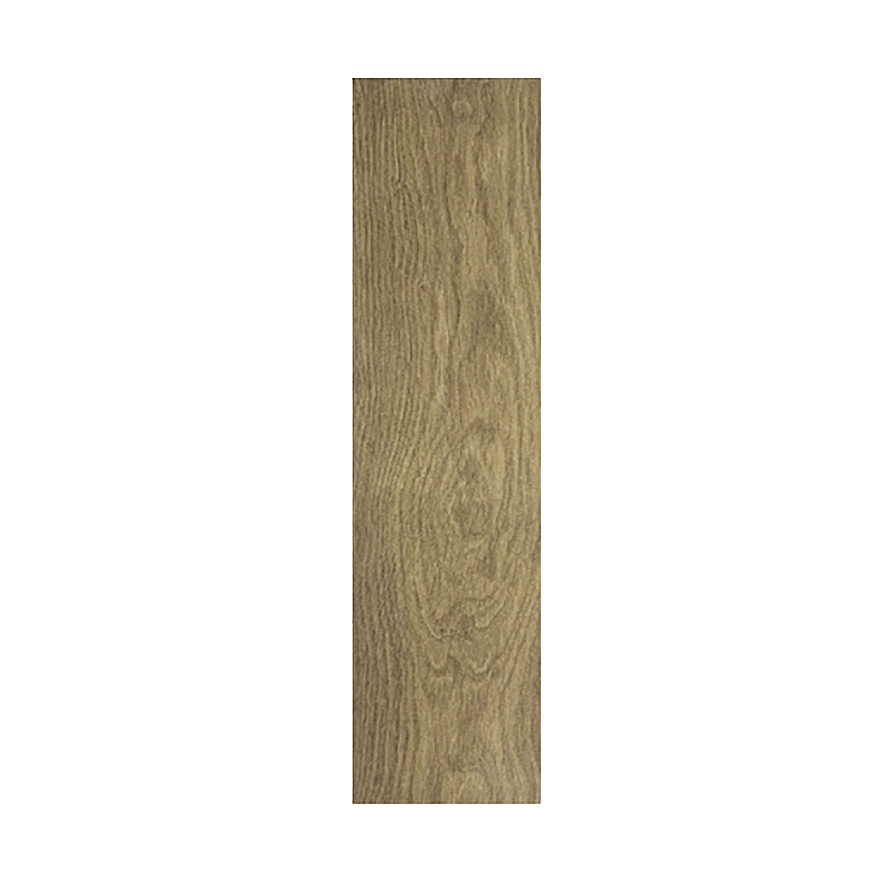 Duratile Designs Bonsai Beige Matt Wood effect Porcelain Indoor Wall & floor Tile, Pack of 11, (L)900mm (W)150mm