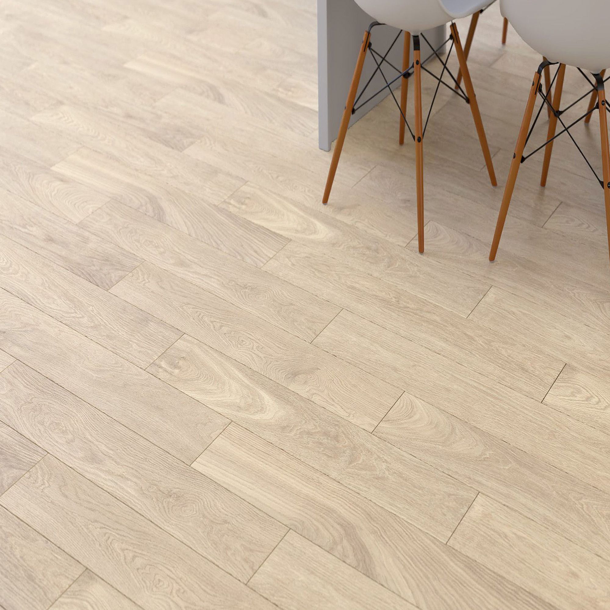 Duratile Designs Bonsai Beige Matt Wood effect Porcelain Indoor Wall & floor Tile, Pack of 11, (L)900mm (W)150mm