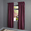 Durene Purple Plain Blackout Pencil pleat Curtains (W)117cm (L)137cm, Pair