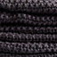 Durran Dark grey Plain Knitted Throw