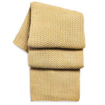 Durran Wheat Knitted Throw