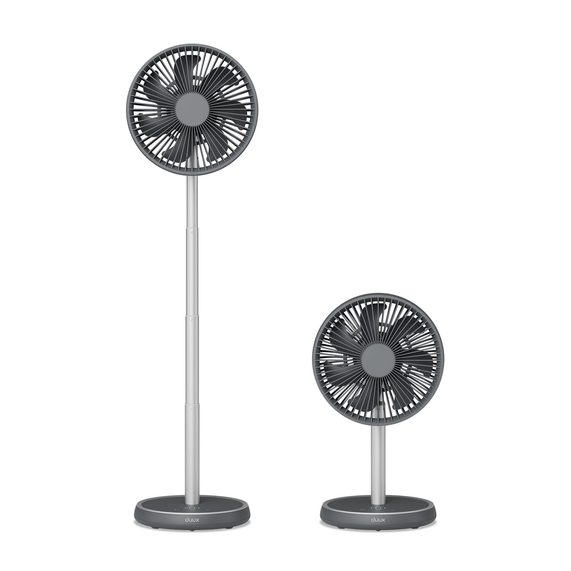 Duux Rize Charcoal Quiet Mark 8" 10W Desk fan