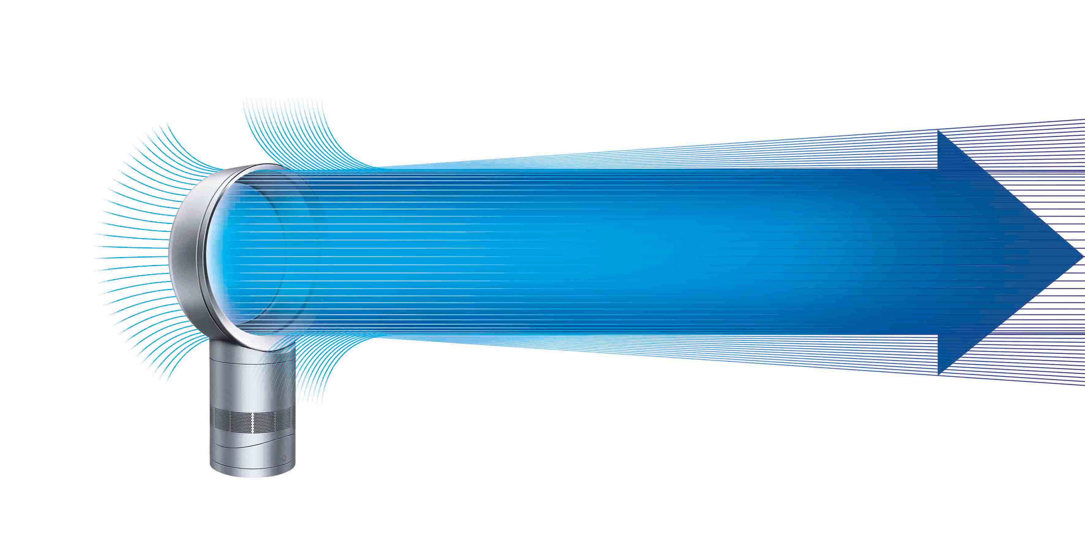 Dyson Black Multifunctional bladeless fan - (H)55.2cm (W)14.7cm