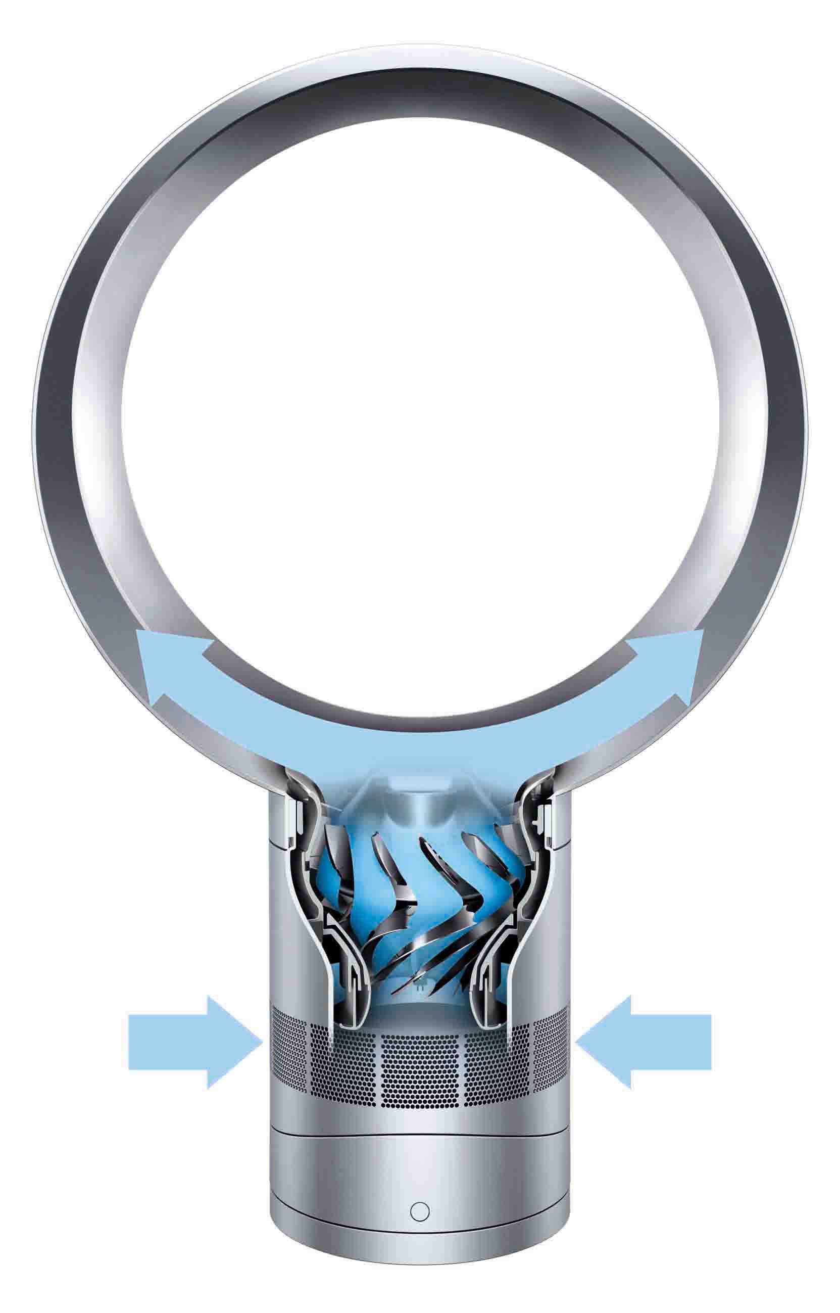 Dyson Black Multifunctional bladeless fan - (H)55.2cm (W)14.7cm