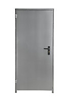 E-Tour Grey External Back door, (H)2100mm (W)870mm