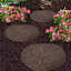 Earth brown Single size Cracked log Stepping stone 0.2m²