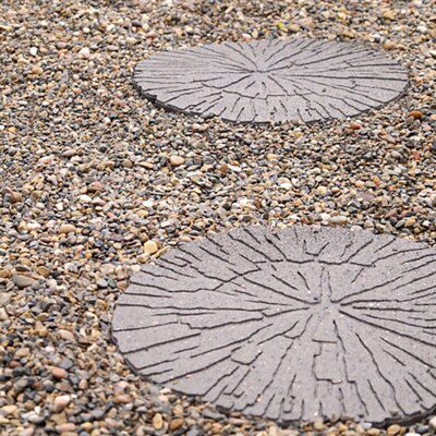 Earth brown Single size Cracked log Stepping stone 0.2m² - 3