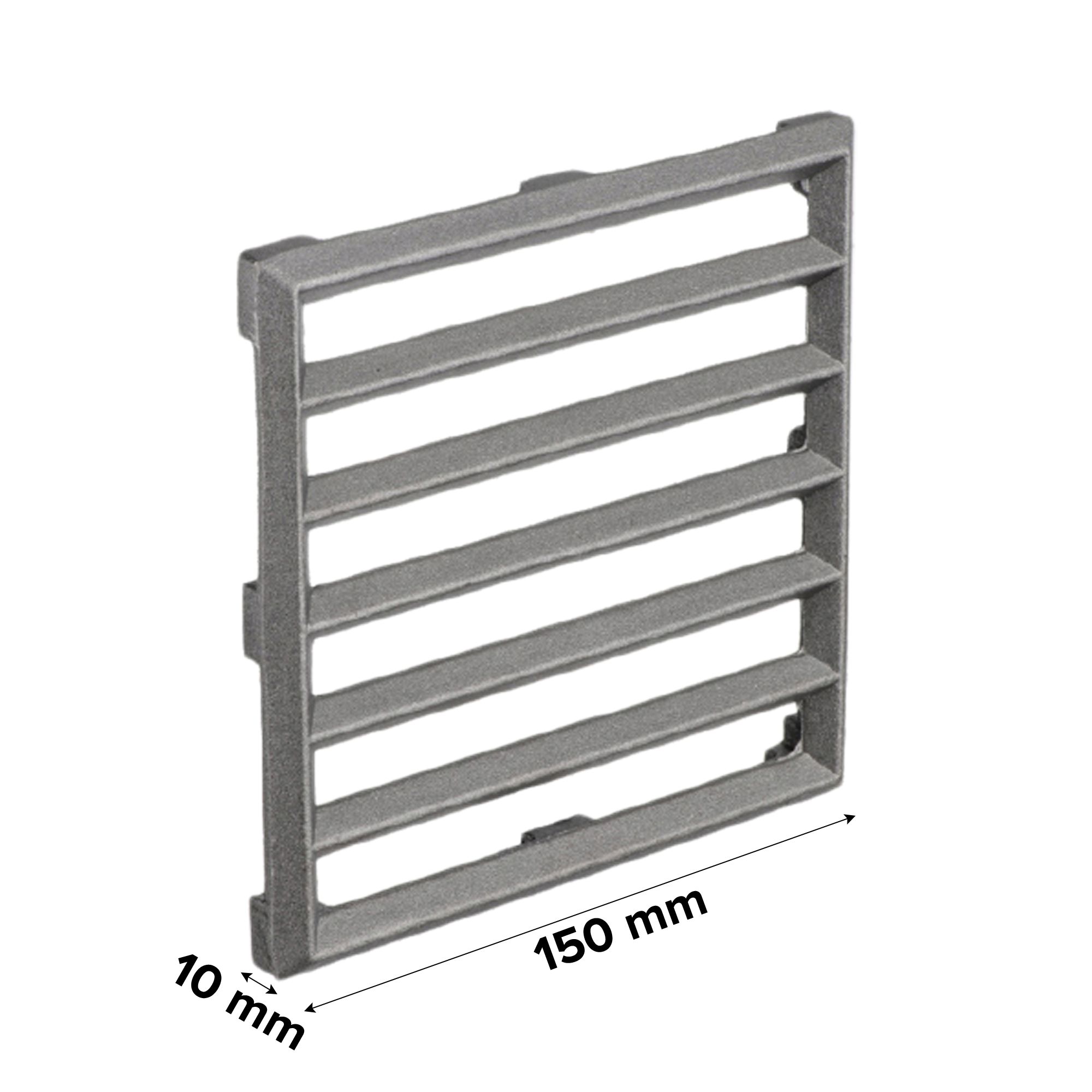 Easi Plumb Aluminium Square Gully grid (Dia)150mm