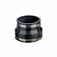 Easi Plumb Black Compression Non-adjustable Round 180° Waste pipe Coupler (Dia)122mm